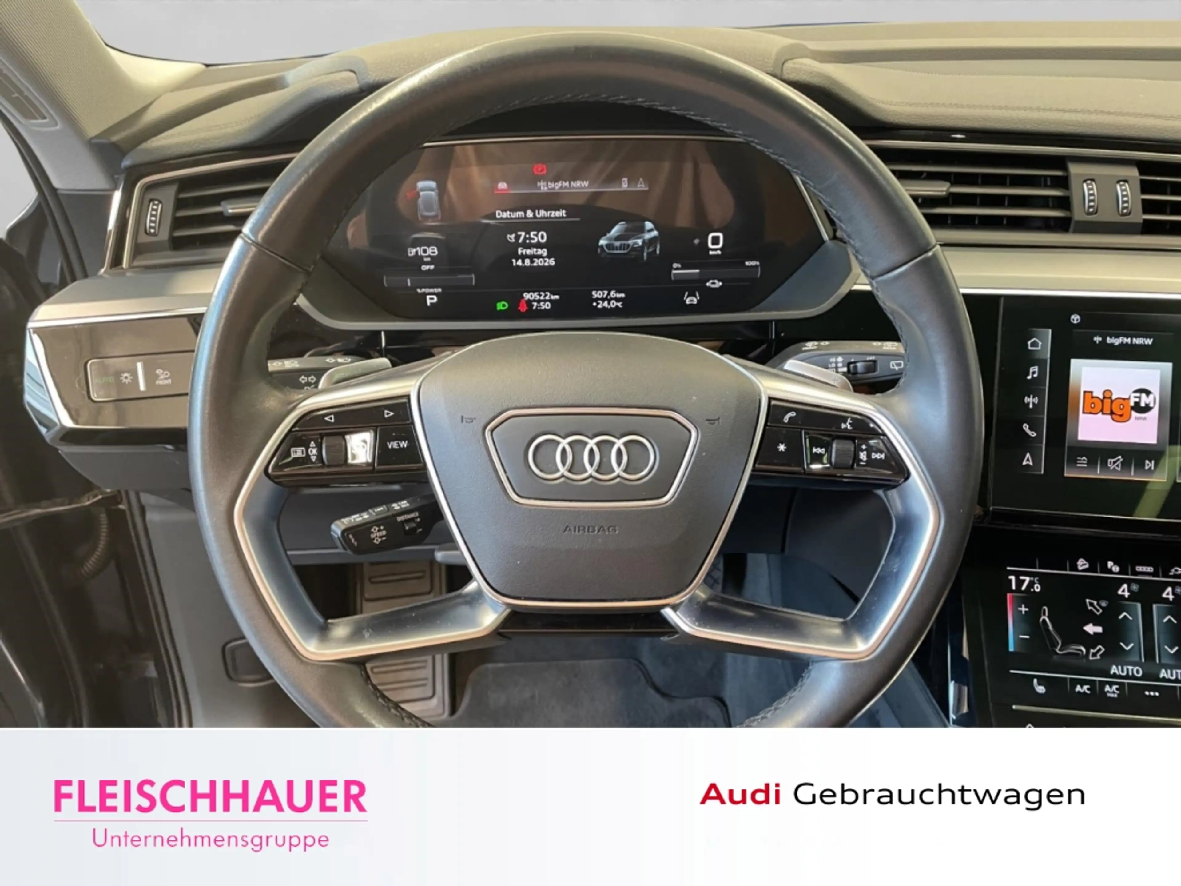 Audi e-tron 55 quattro S line Leder+HUD+LuftFe+Pano+B&O+LED+Na — photo 17