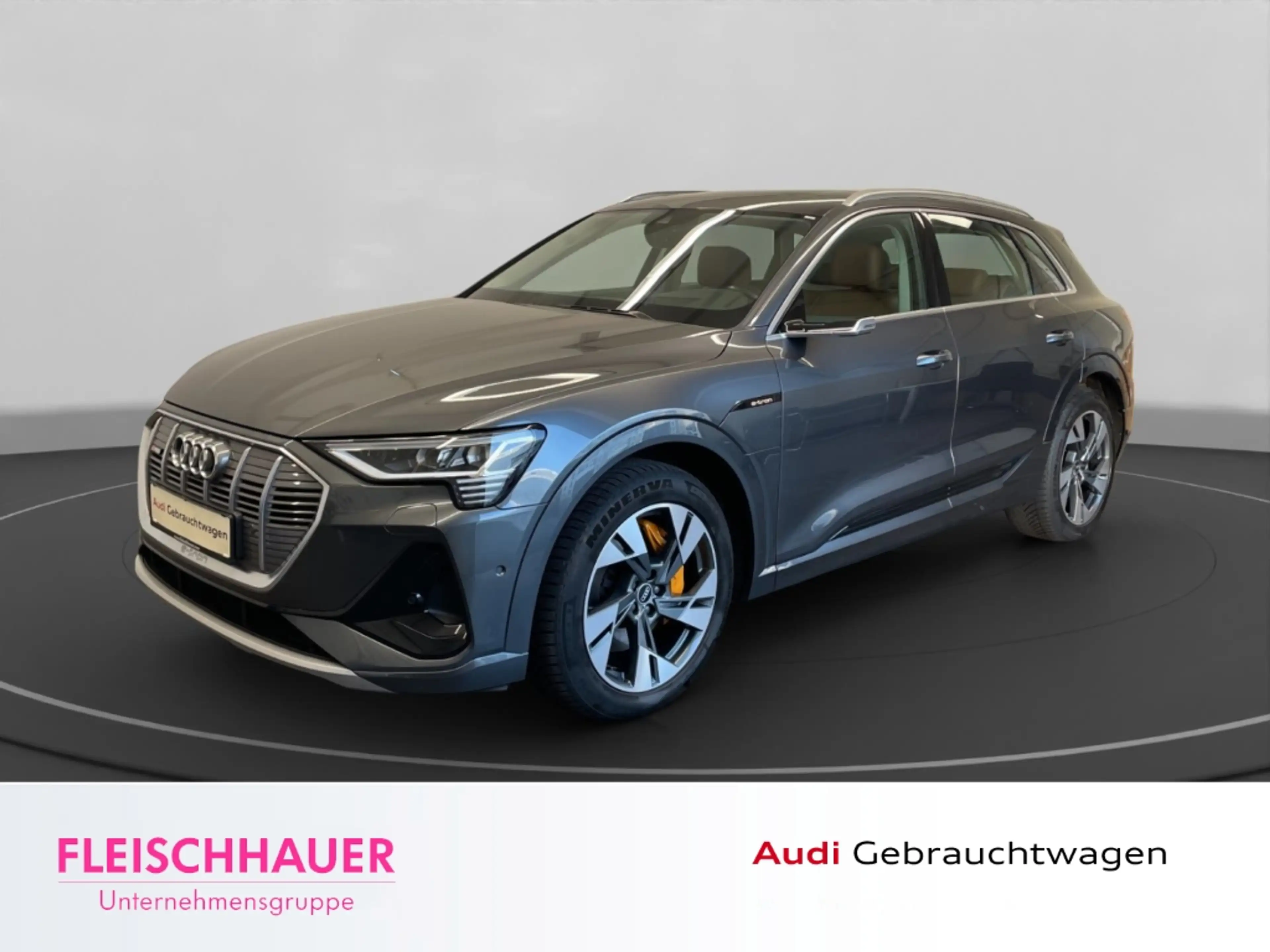 Audi e-tron 55 quattro S line Leder+HUD+LuftFe+Pano+B&O+LED+Na
