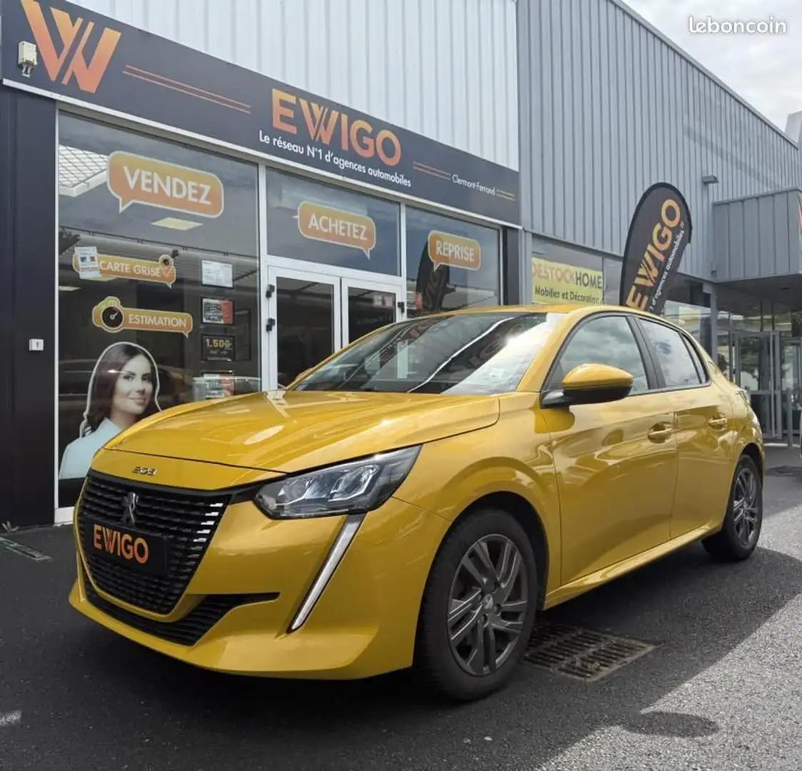 Peugeot 208 GENERATION-II 1.2 PURETECH 100CH ACTIVE COURROIE D Jaune - 1