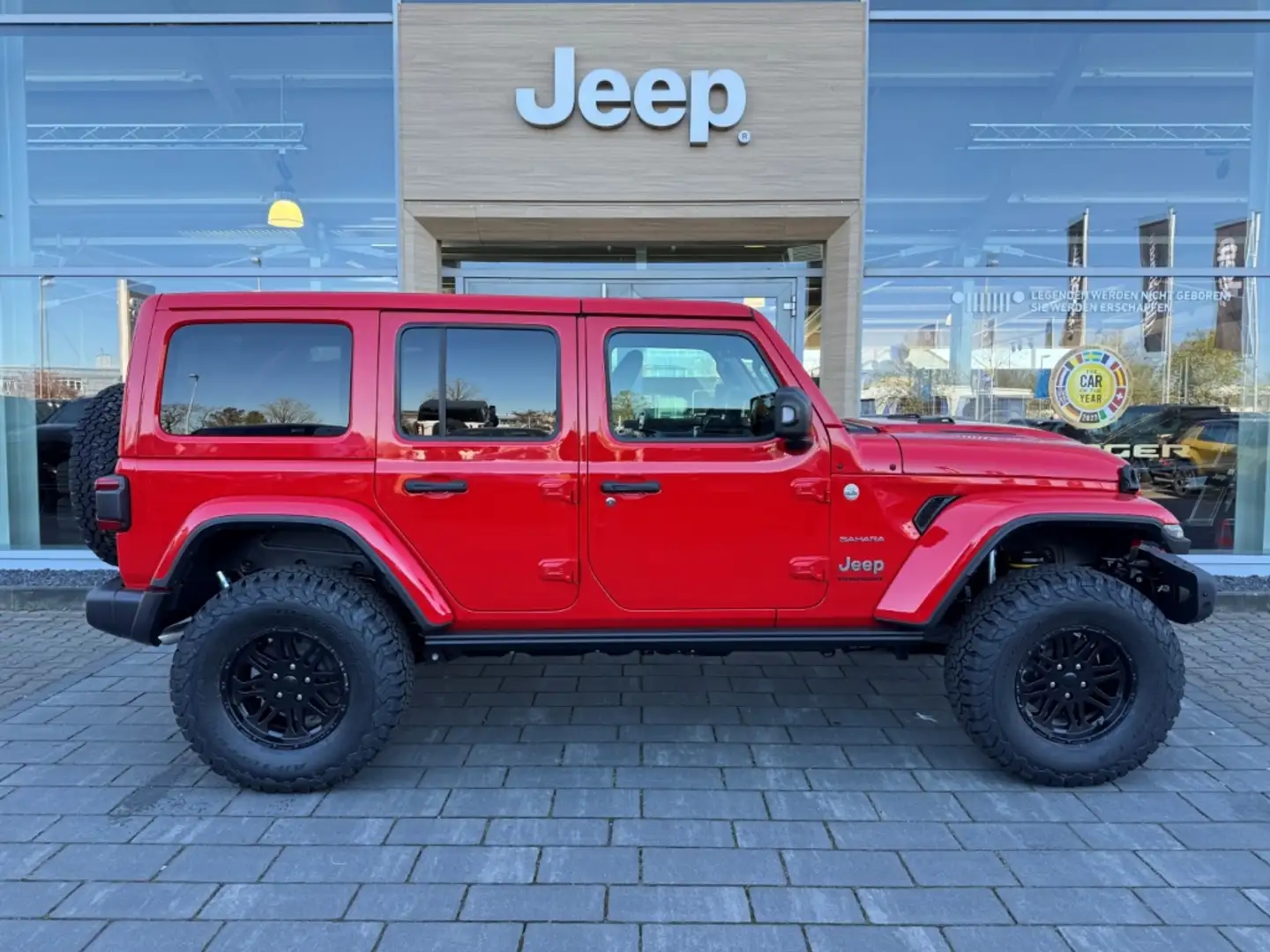 Jeep Wrangler 2.0 T-GDI Unlim. Sahara Umbau Hoch Breit Rot - 1