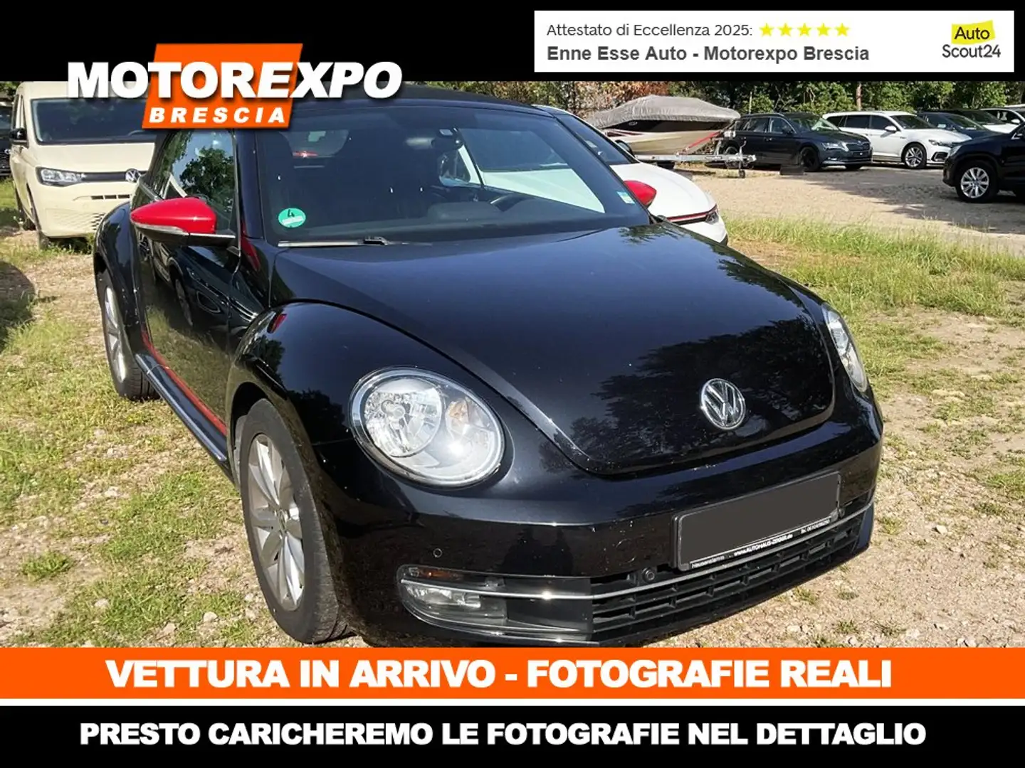 Volkswagen Maggiolino Cabrio 1.2 tsi bm Design Schwarz - 2