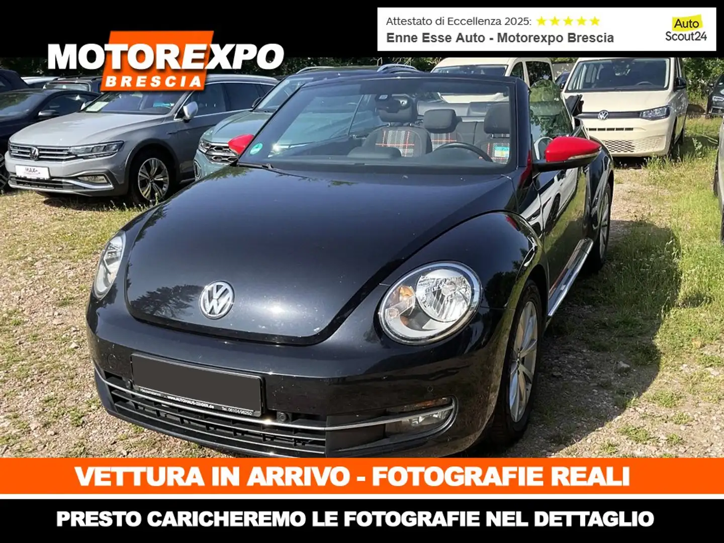 Volkswagen Maggiolino Cabrio 1.2 tsi bm Design Schwarz - 1