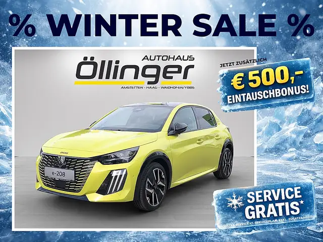 Peugeot e-208 156PS 51kWh GT