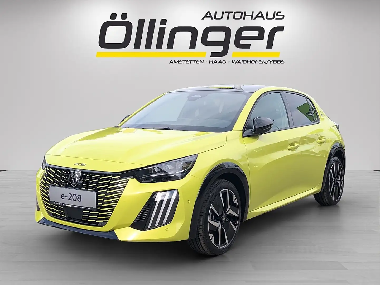 Peugeot e-208 156PS 51kWh GT Gelb - 2