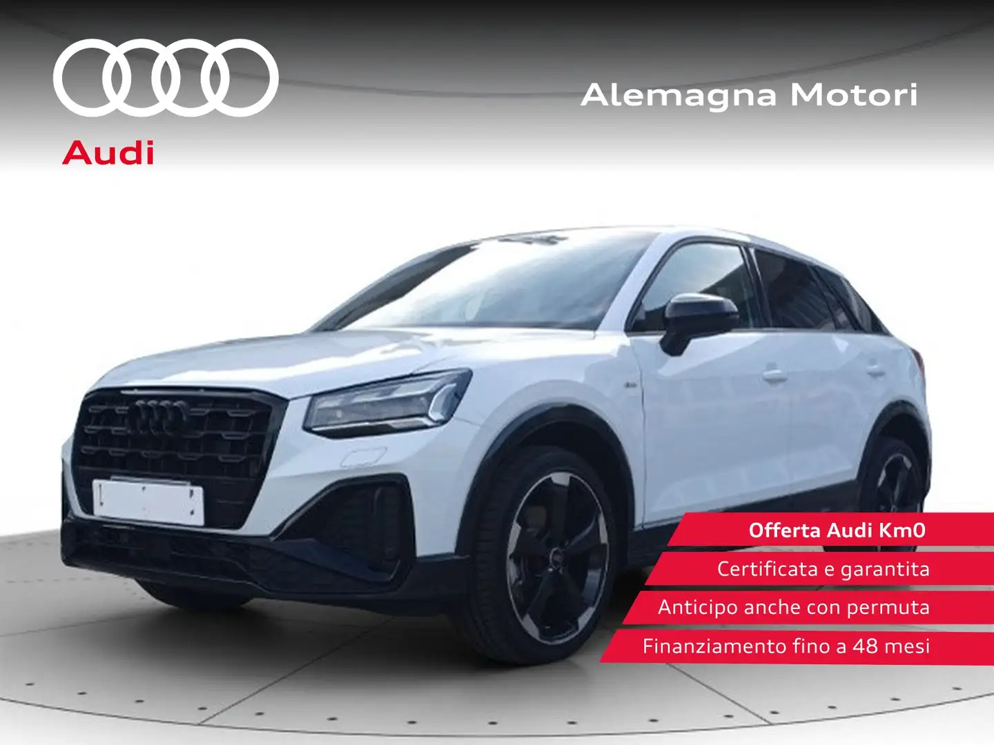 Audi Q2 30 2.0 tdi identity black Bianco - 1