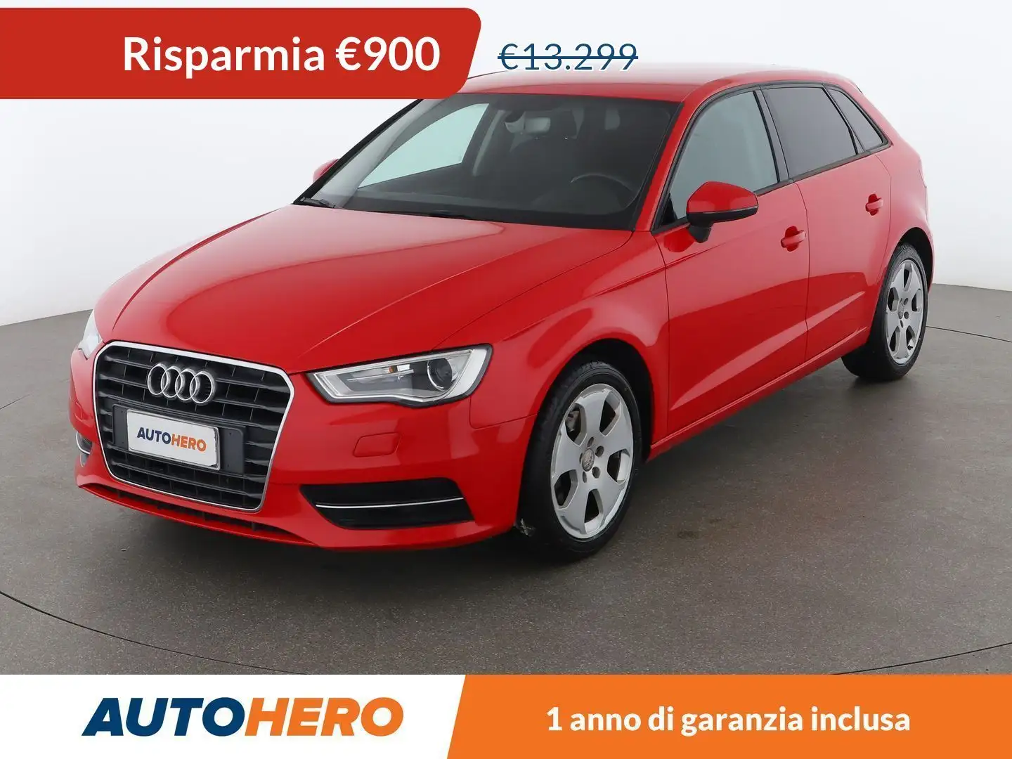 Audi A3 1.2 TFSI Attraction 110 CV Rosso - 1