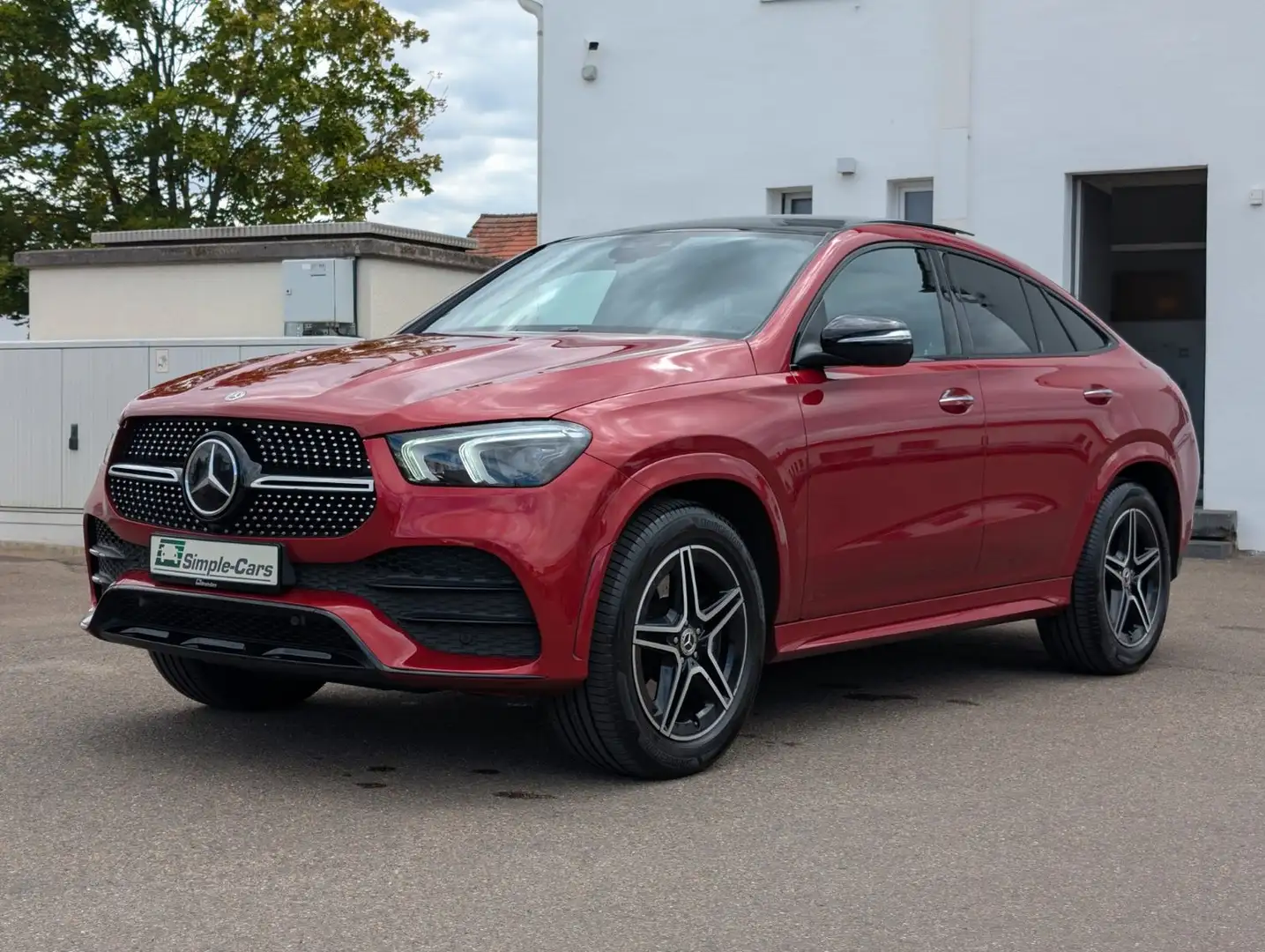 Mercedes-Benz GLE 400 d 4Matic Coupe *AMG*PANO*BRMSTR*MEMO*HUD Rood - 1