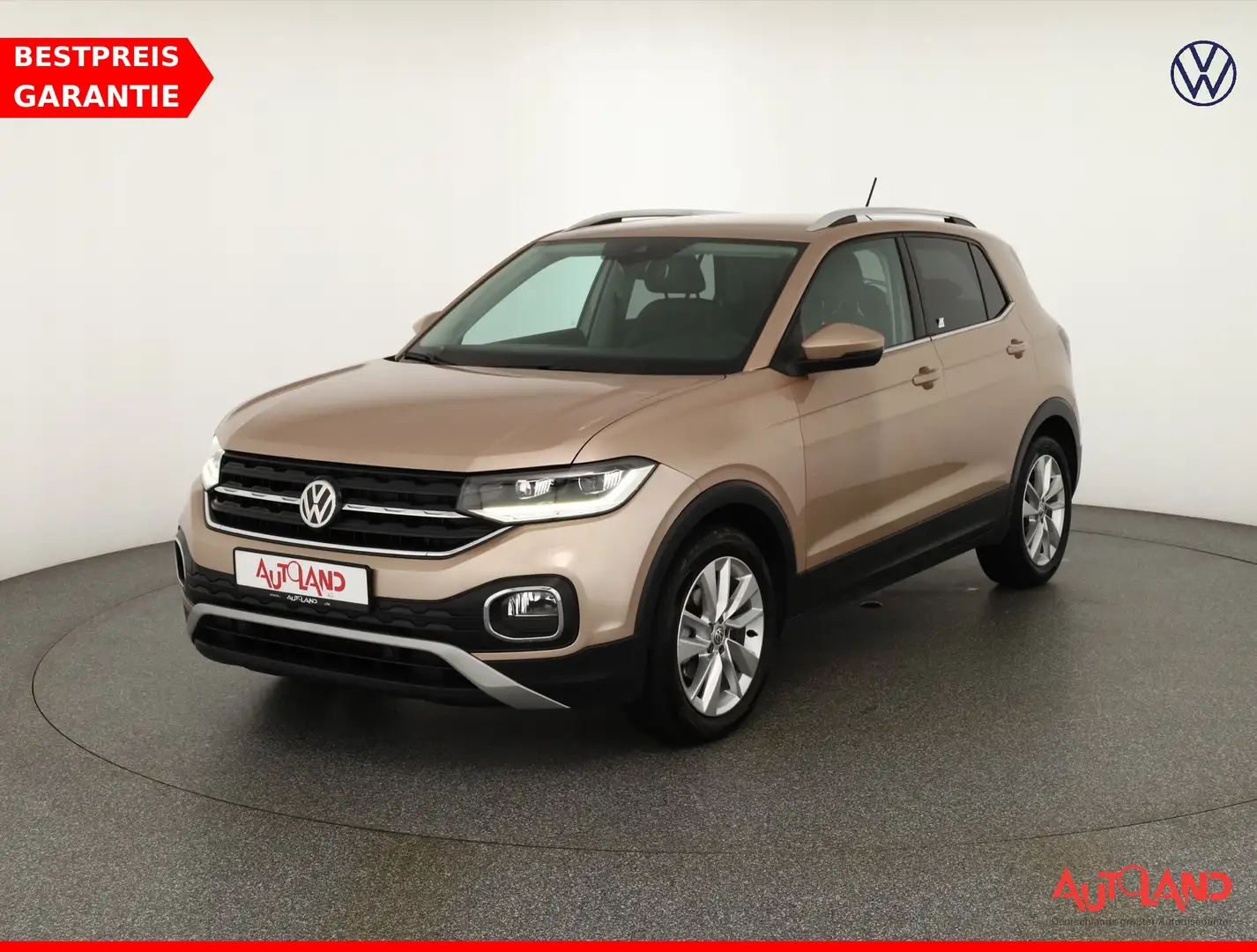 Volkswagen T-Cross 1.0 TSI DSG Style LED Navi Kamera Goud - 1