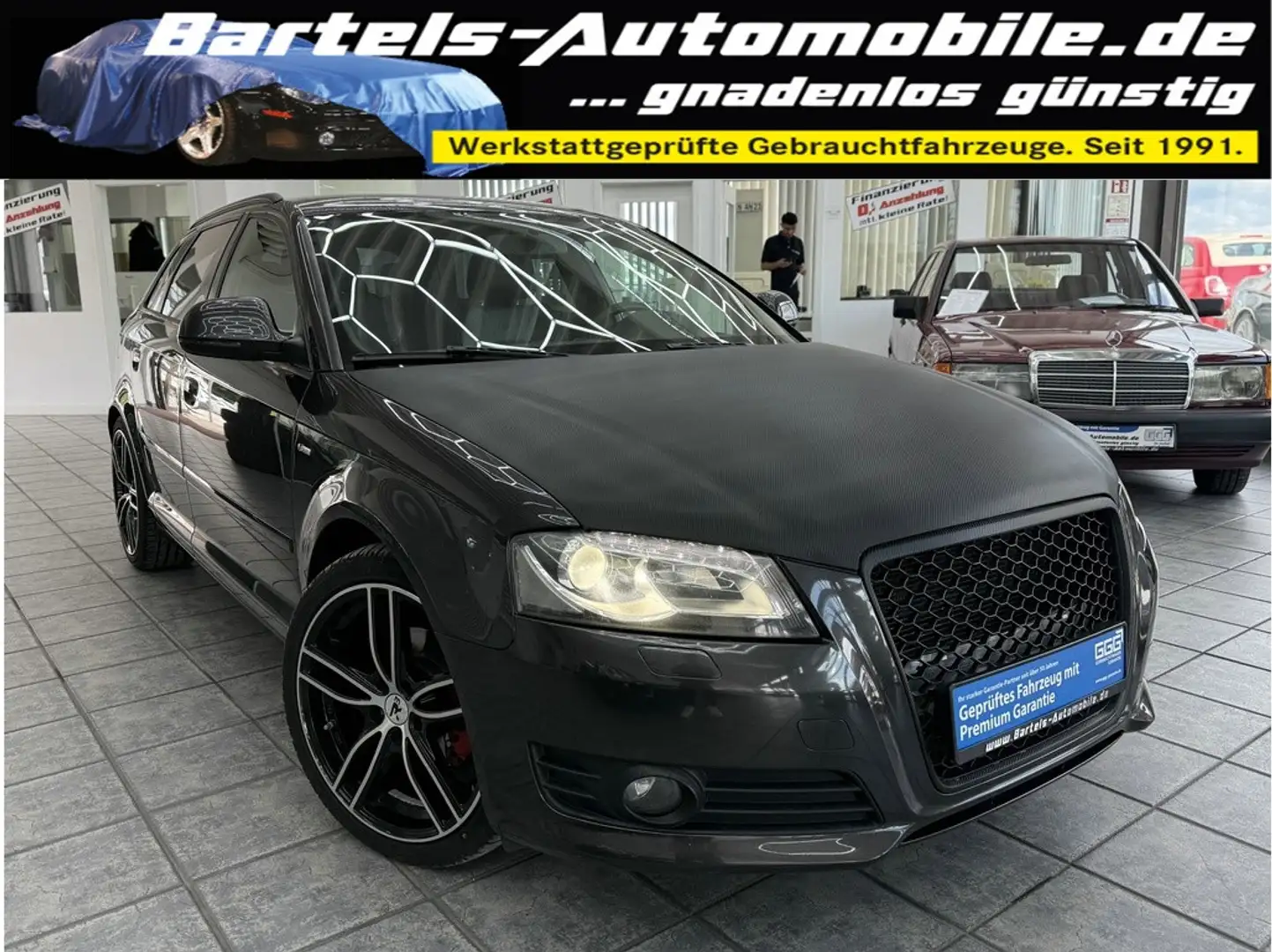Audi A3 Sportback 1.8 TFSI S line, Leder, Bi-Xenon Gris - 1