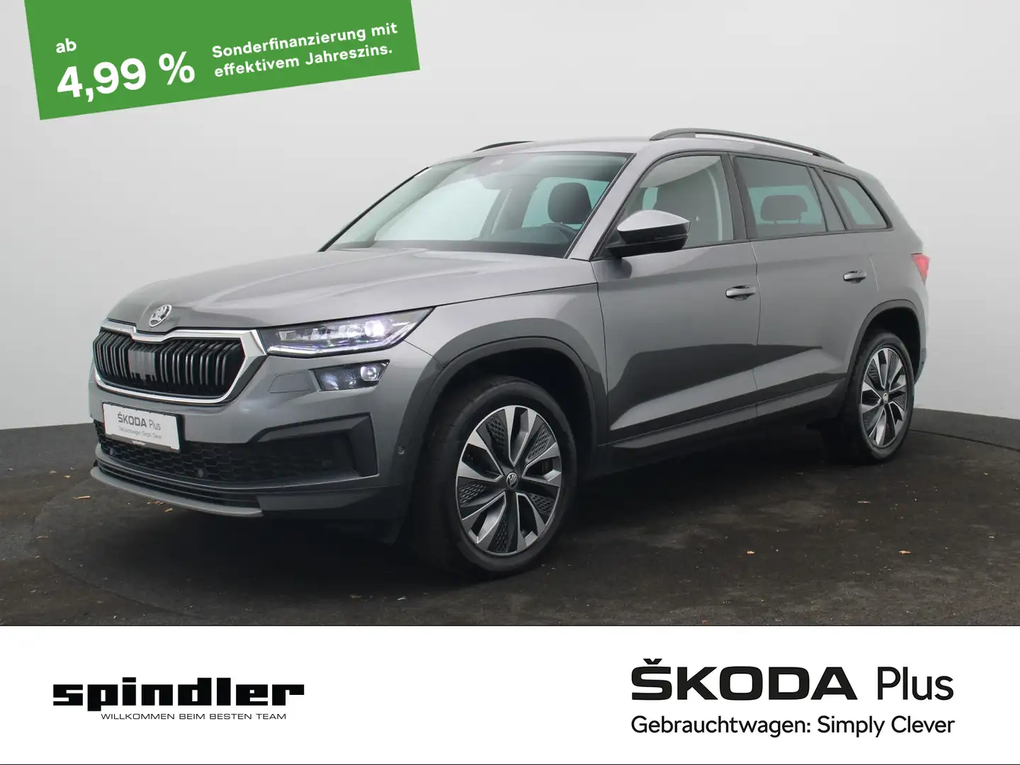 Skoda Kodiaq Ambition 2.0 TDI 4x4 DSG/Matrix, ACC, AHK Grigio - 1