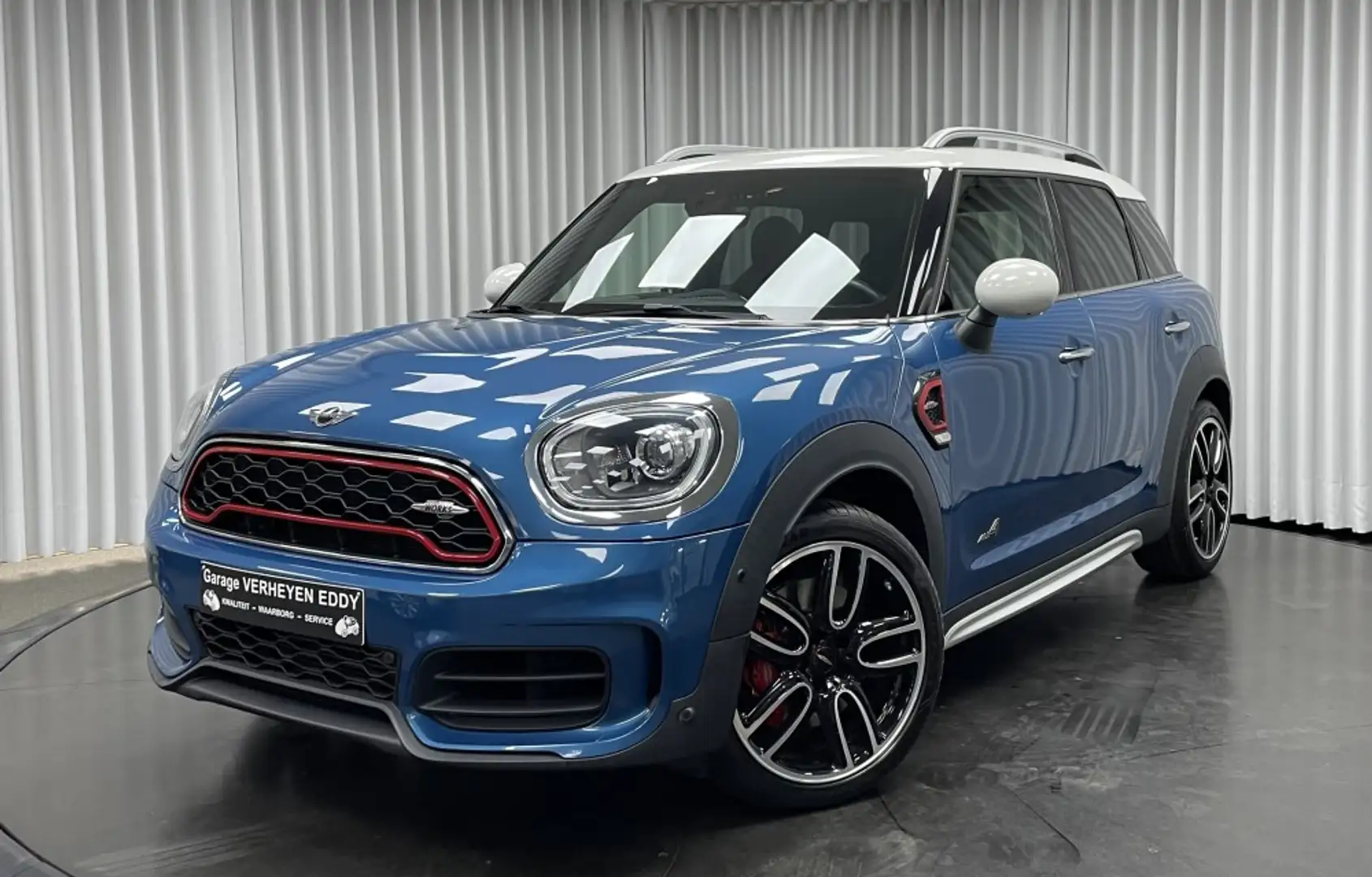 MINI John Cooper Works Countryman (alle) JCW 4ALL / LED / Navi / Cam / Pano schuifda Blauw - 1