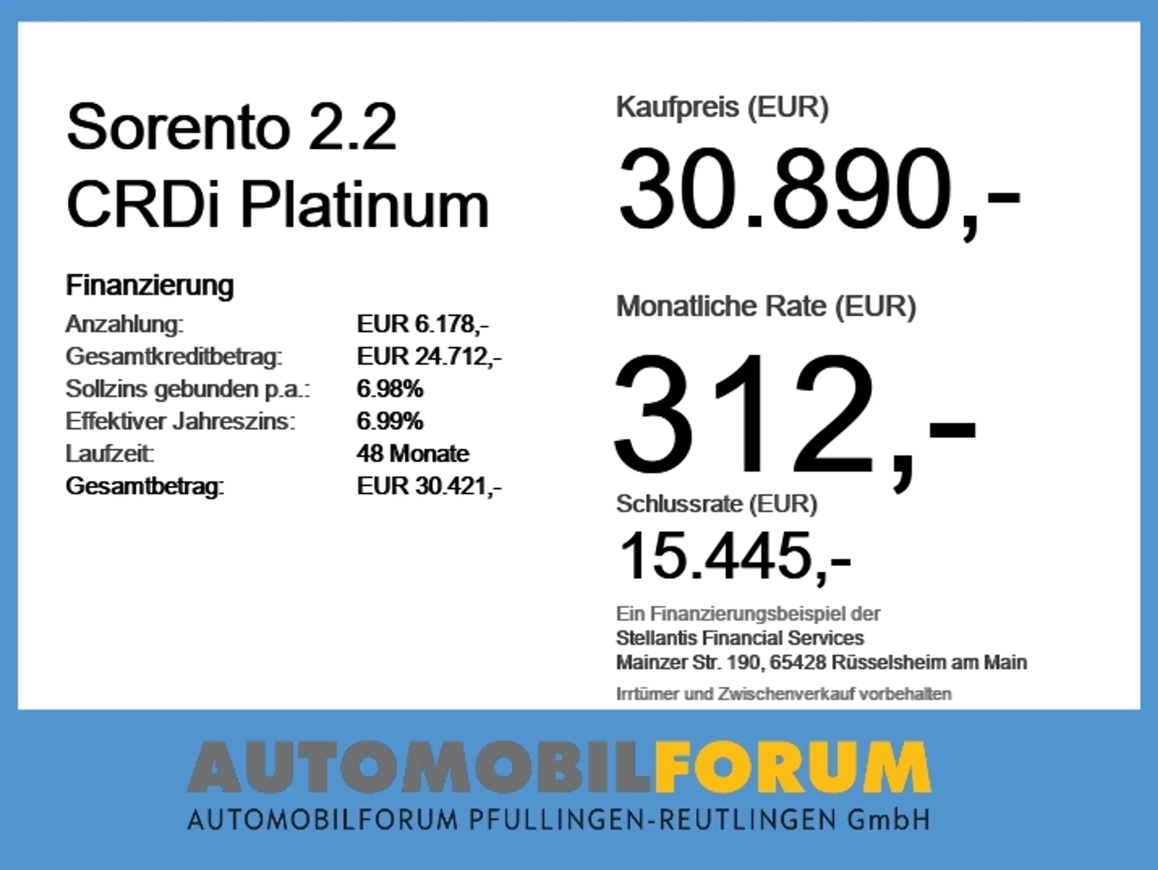 Kia Sorento 2.2 CRDi Platinum AUT — photo 6