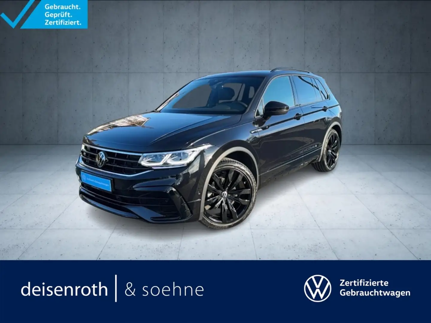 Volkswagen Tiguan R-Line 2.0 TDI DSG StHz/AHK/Pano/DCC/Nav/Kam/Black Schwarz - 1