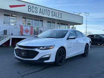 White 2024 Chevrolet Malibu LT with 1LT FWD Sedan Front-Wheel Drive Continuously Variable Transmission
