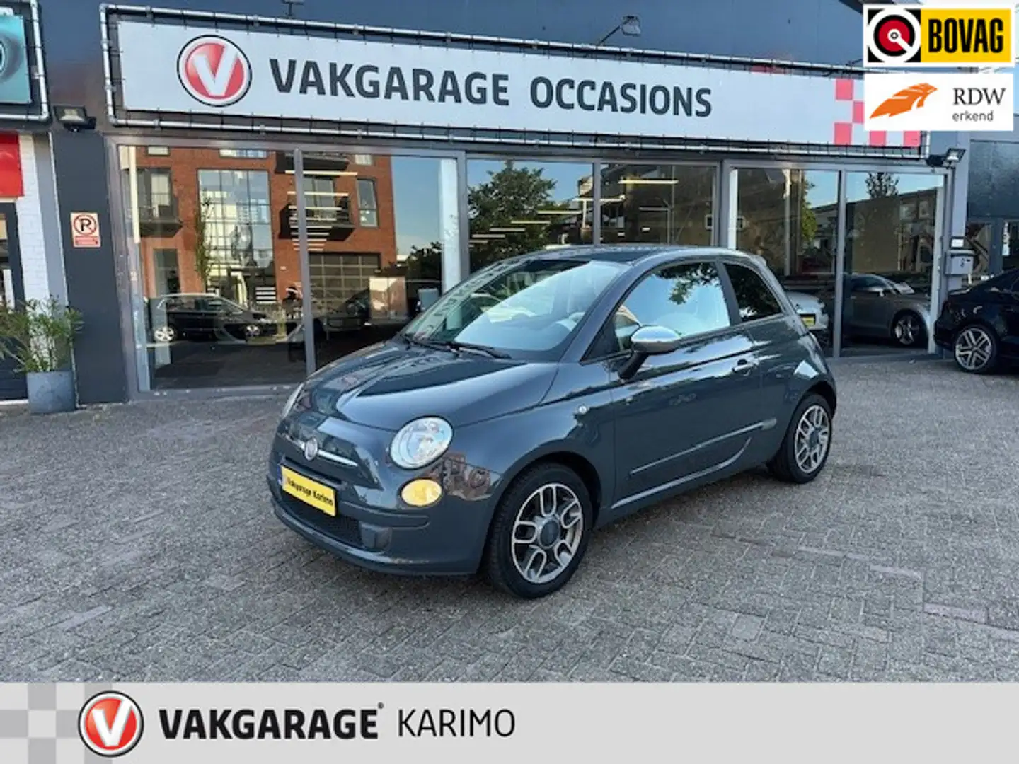 Fiat 500 1.2 Pop Grijs - 1