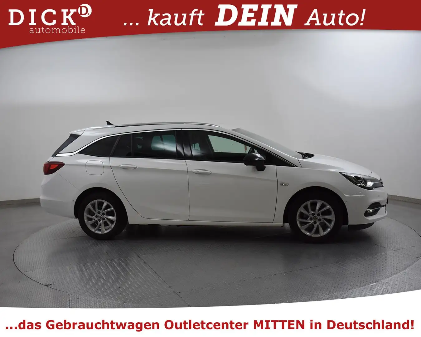 Opel Astra ST 1.2 Busi Elegance NAV+LED+KAM+ALCANTARA White - 2