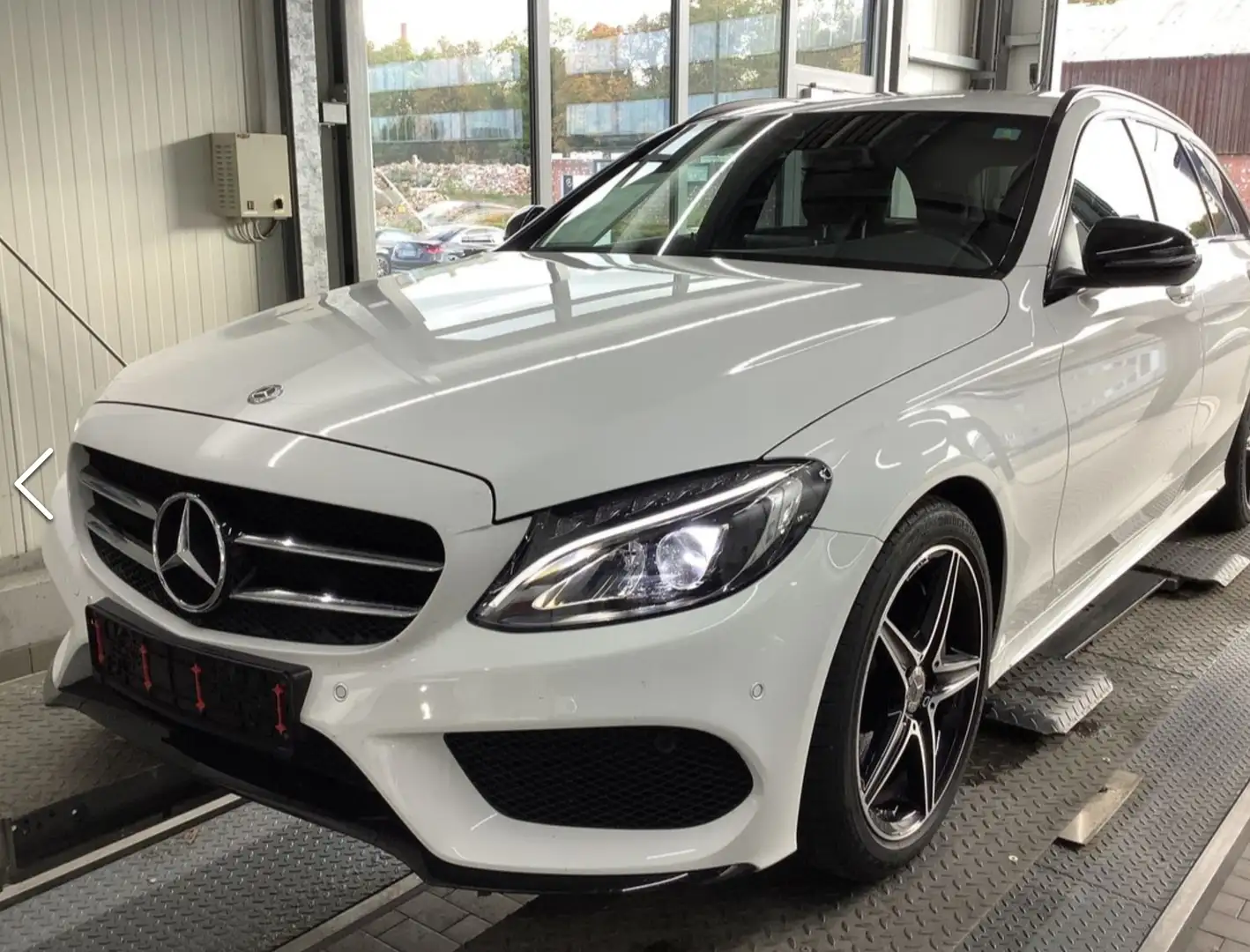 Mercedes-Benz C 300 T*AMG*NIGHT PAKET*9-GANG* Blanco - 1