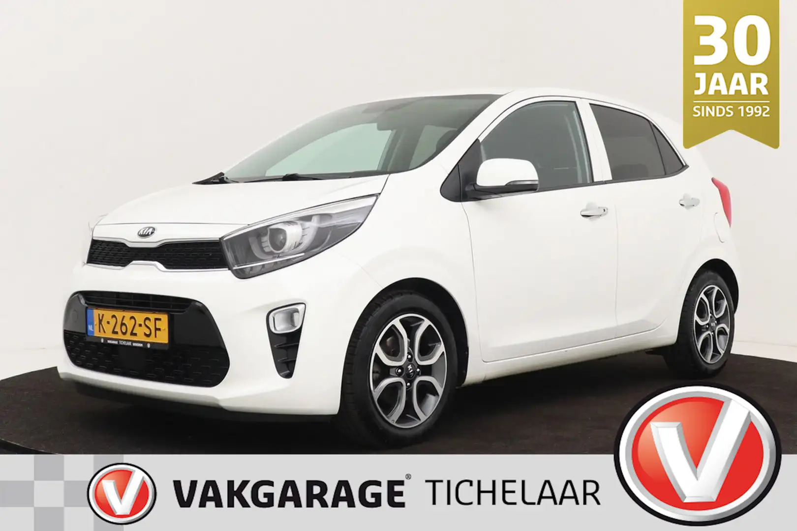Kia Picanto 1.0 DPi DynamicPlusLine | Org NL | CarPlay | Camer Weiß - 1