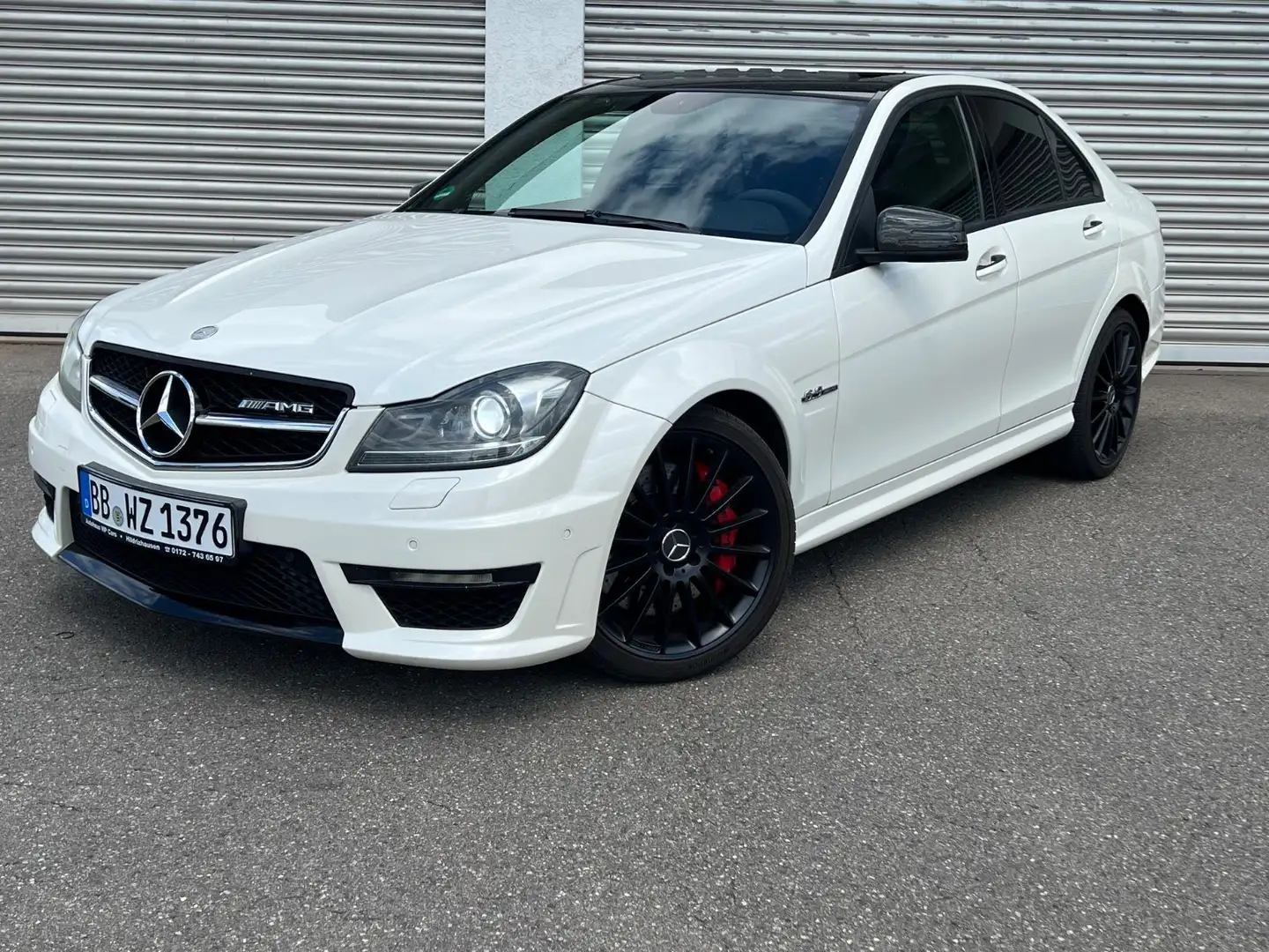Mercedes-Benz C 63 AMG SPORT/SHBDH/LEDER/LED/HARMAN KA Bianco - 1