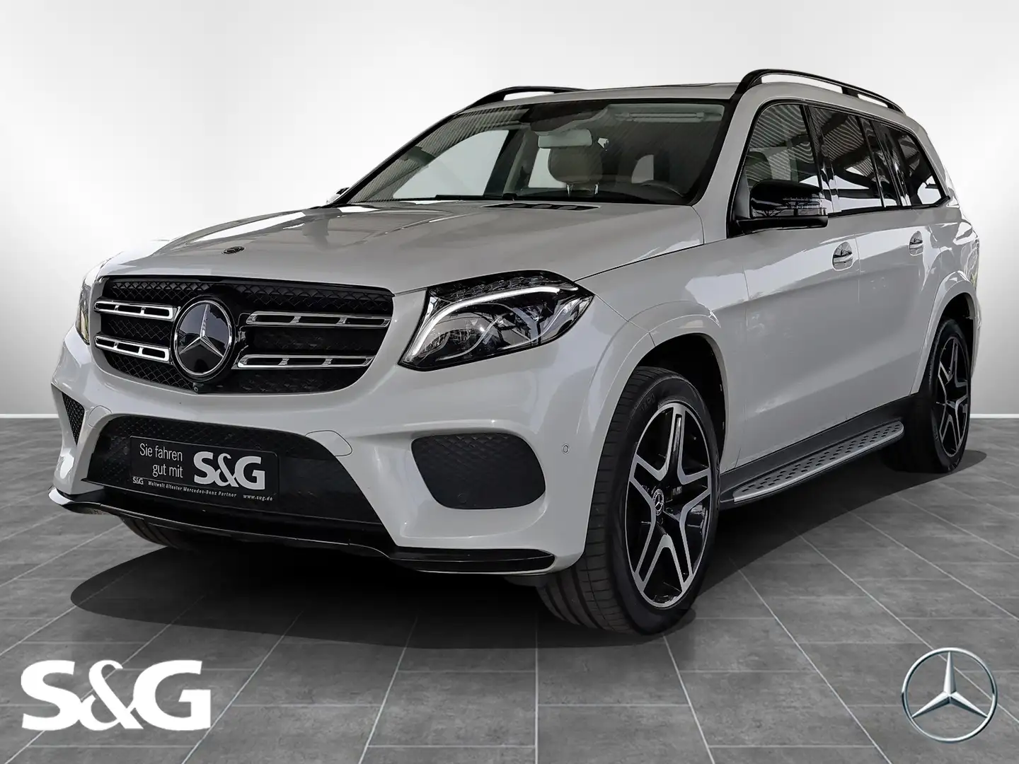 Mercedes-Benz GLS 350 d 4M AMG AHK+TOTWINKEL+DISTRONIC+MEMORY Blanc - 1