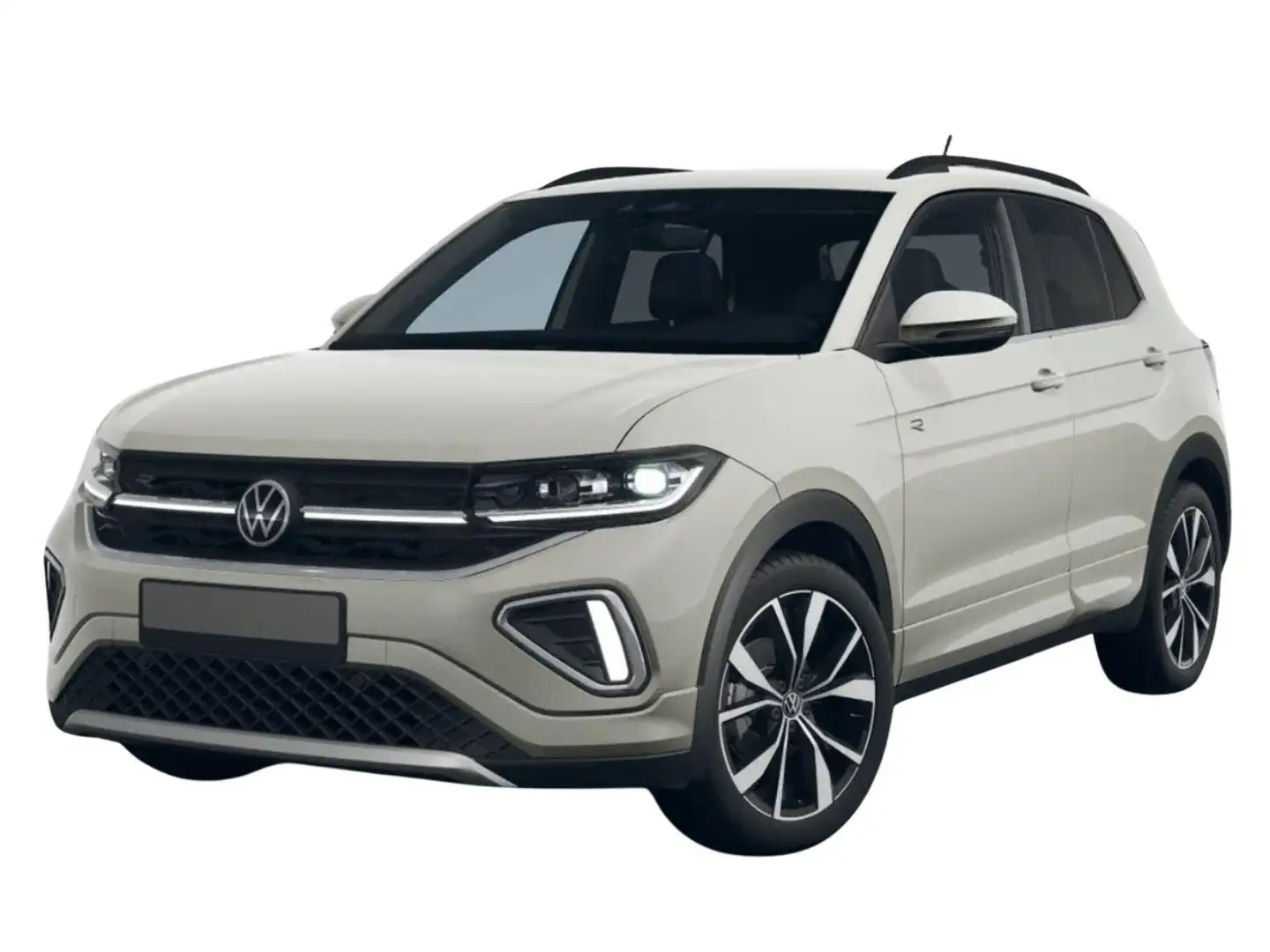 Volkswagen T-Cross R-Line 115PS DSG AHK+IQ.Light+Keyless+Alu18+Kam... Grau - 1