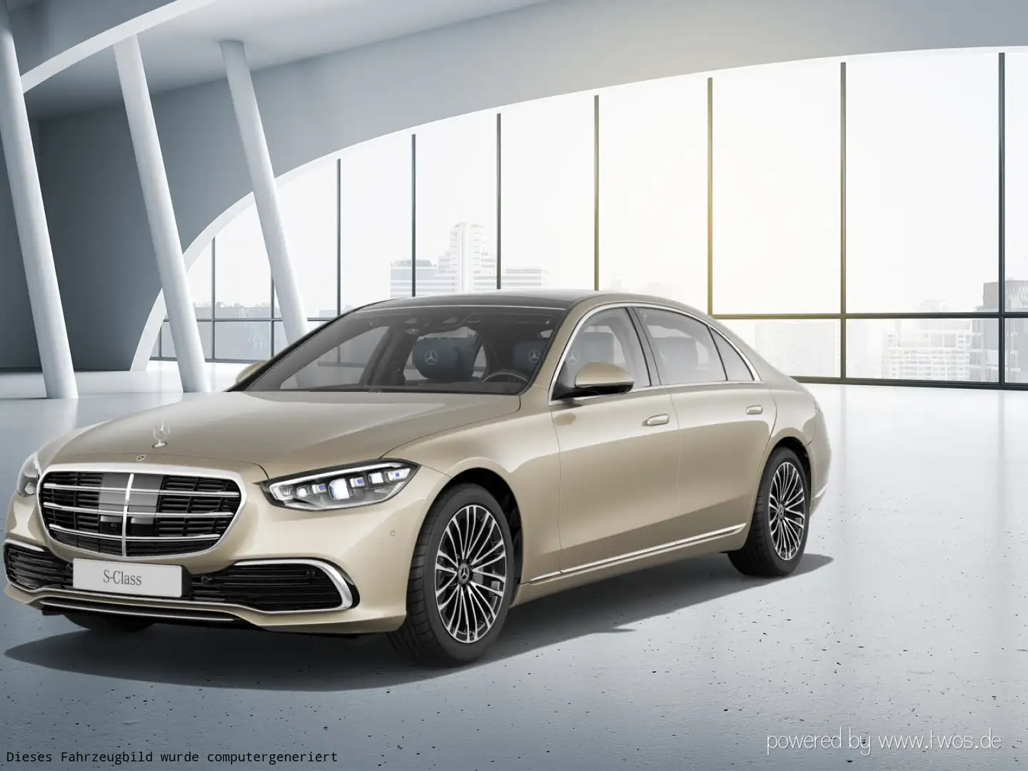 Mercedes-Benz S 450 S 450 d 4MATIC Limousine lang Gold - 2