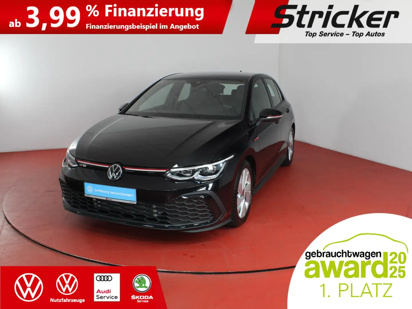 Volkswagen Golf GTI 2.0TSI DSG 280,-ohne Anzahlung App-Connect Schwarz - 2