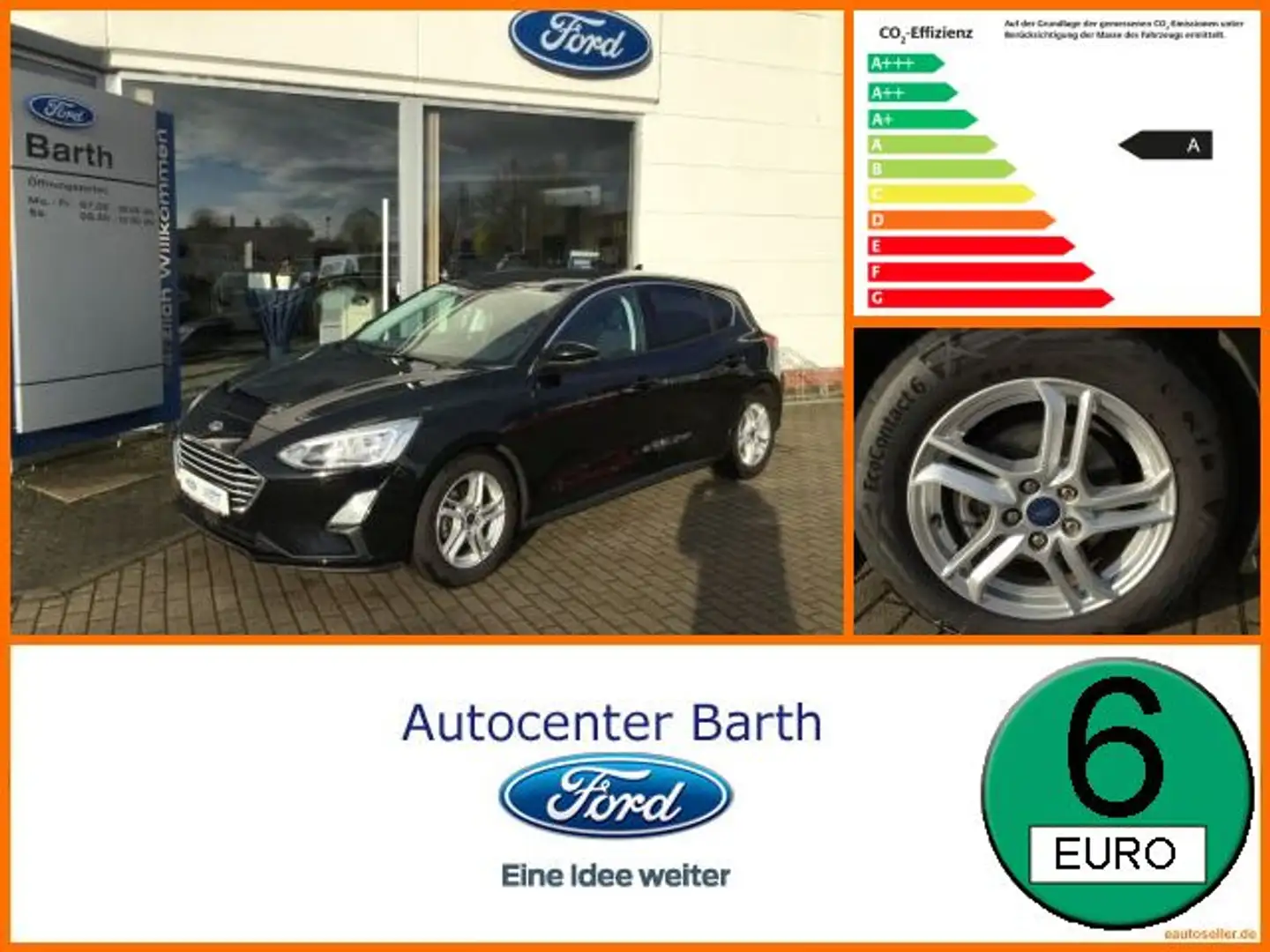 Ford Focus 1.0 EcoBoost Cool & Connect LM SHZ S/S Schwarz - 1