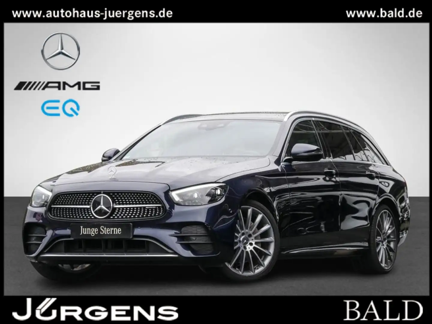 Mercedes-Benz E 220 d 4M T AMG-Sport/Pano/Burm/360/Distr/LED Azul - 1