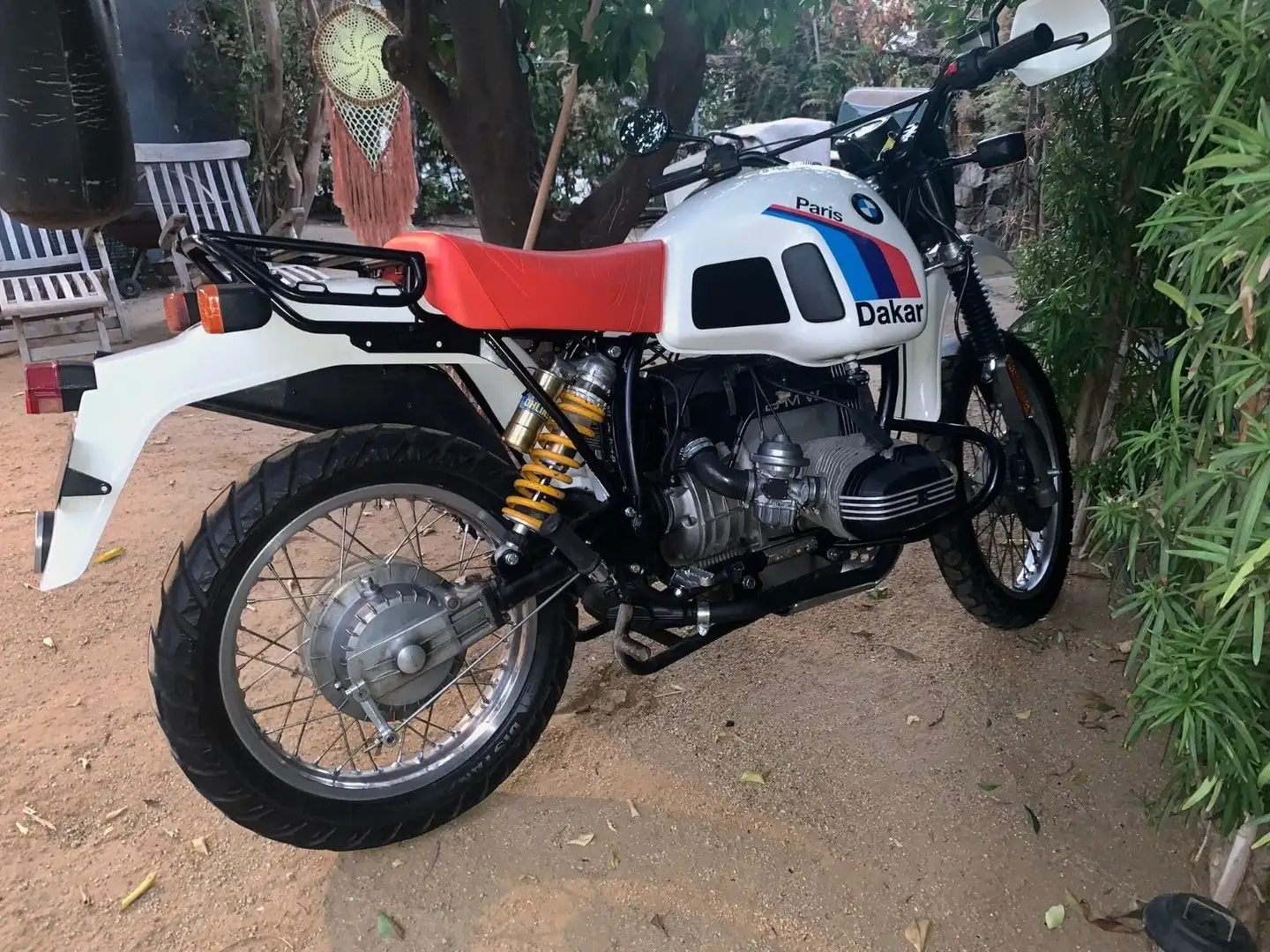 BMW R 100 R80 G.S Paris Dakar Blanco - 2