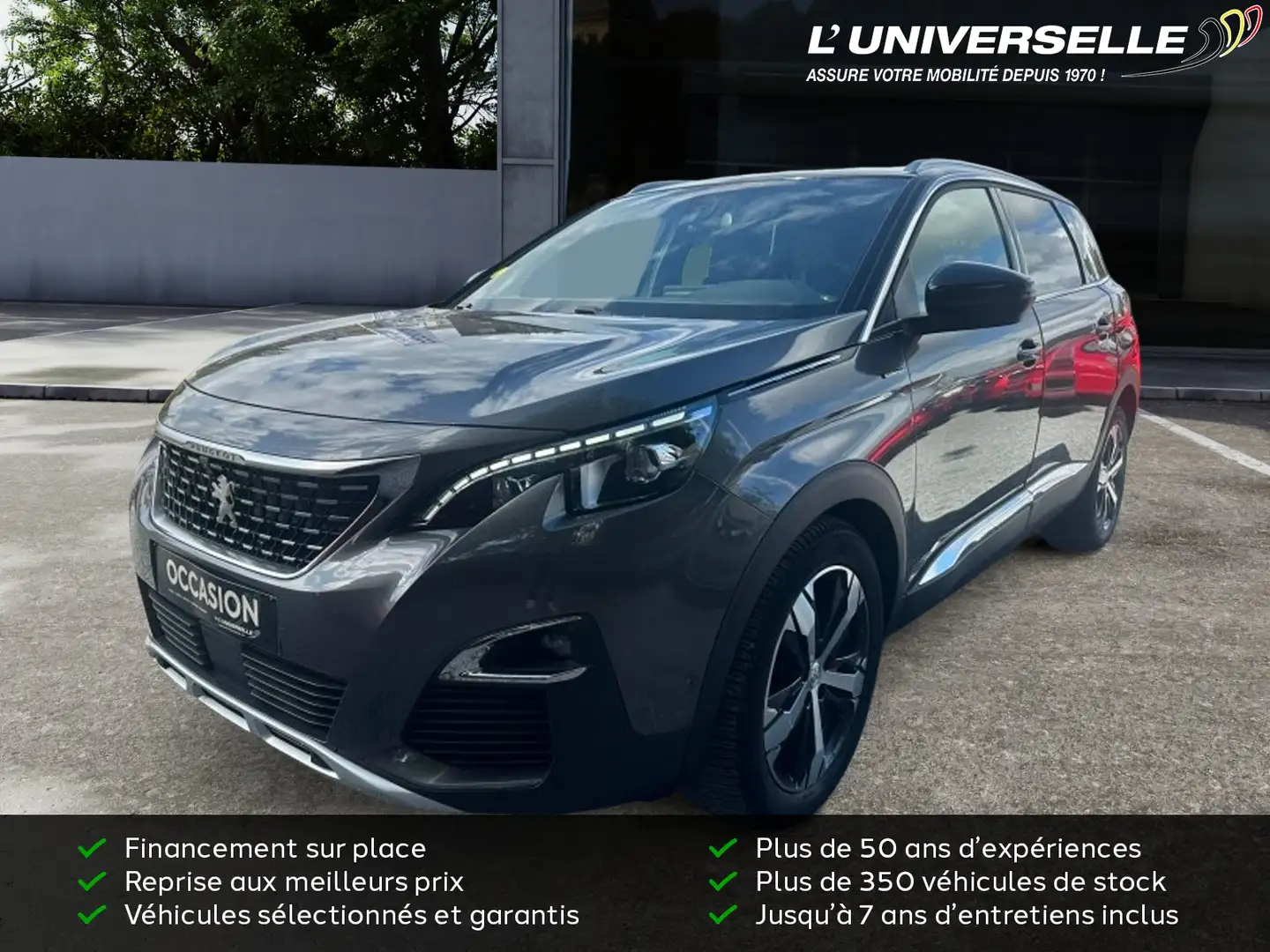 Peugeot 5008 7 PLACES PRIX MARCHAND OU EXPORT Grigio - 1