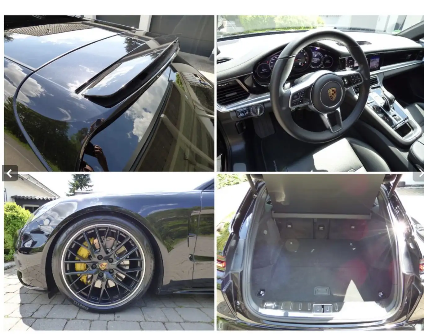 Porsche Panamera Panamera 4 Sport Turismo Noir - 2