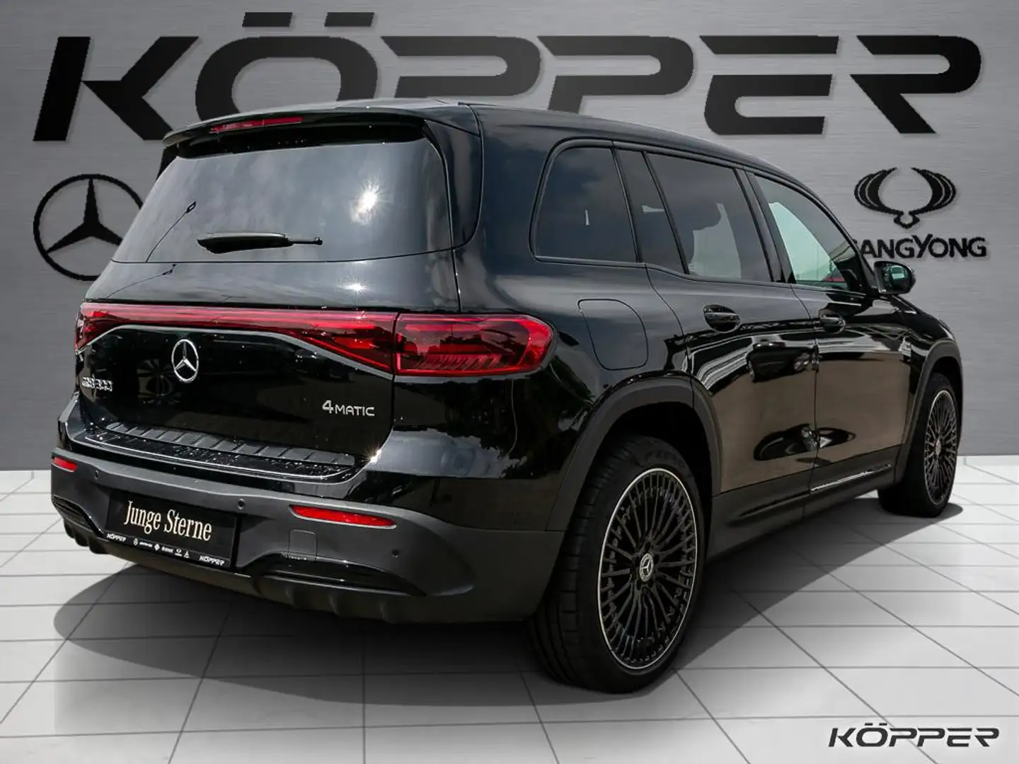 Mercedes-Benz EQB 300 4M AMG Advanced Night Black K Sitzhzg. Чорний - 2