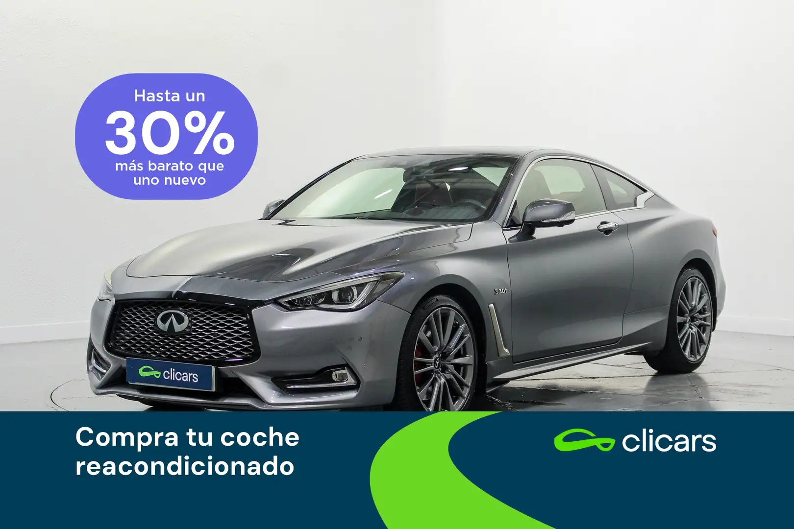 Infiniti Q60 Coupé 3.0 AWD Sport Gri - 1
