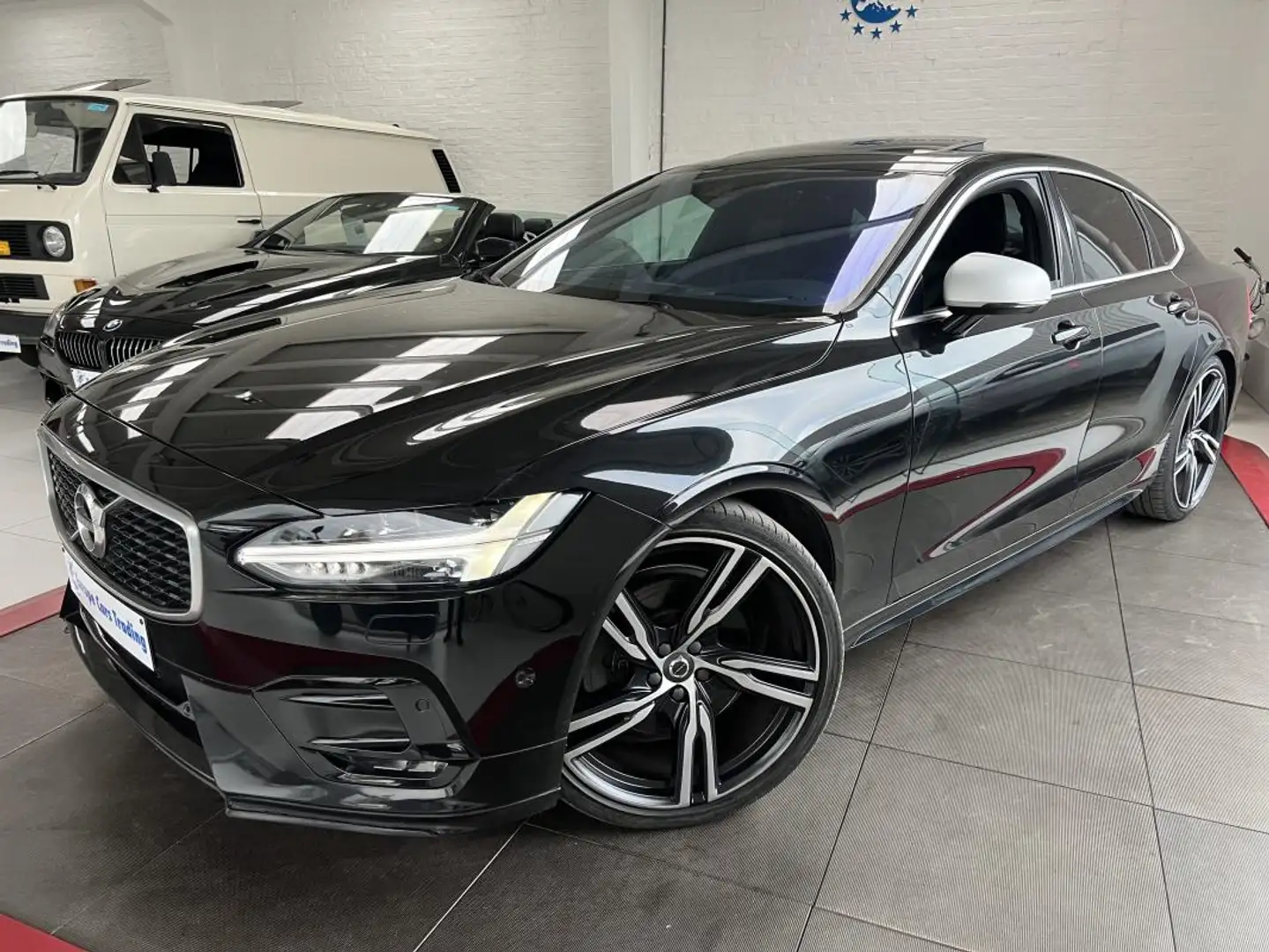 Volvo S90 R-Design 320ch T6 AWD Geartronic GPS CUIR T.O GAR 12M Negro - 1