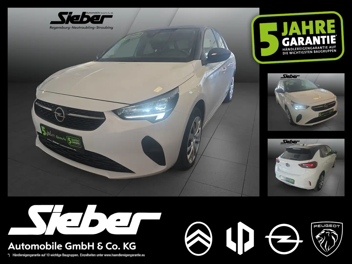 Opel Corsa-e Edition *Sitzheizung*Klimaautomatik* Weiß - 1