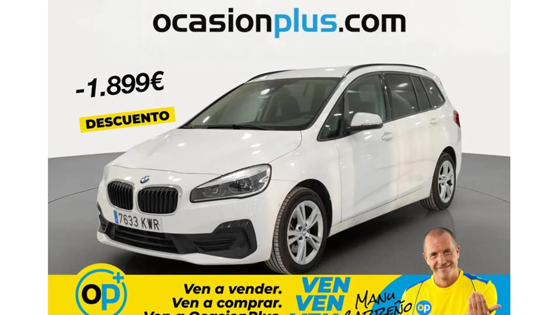 BMW 218 218d Gran Tourer Blanco - 1