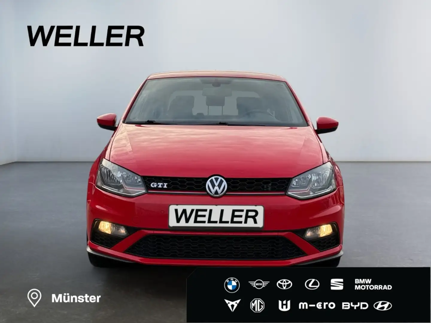 Volkswagen Polo GTI 1.8 TSI DSG *WKRS*SHZ*Bluetooth*PDC v+h* Rot - 2