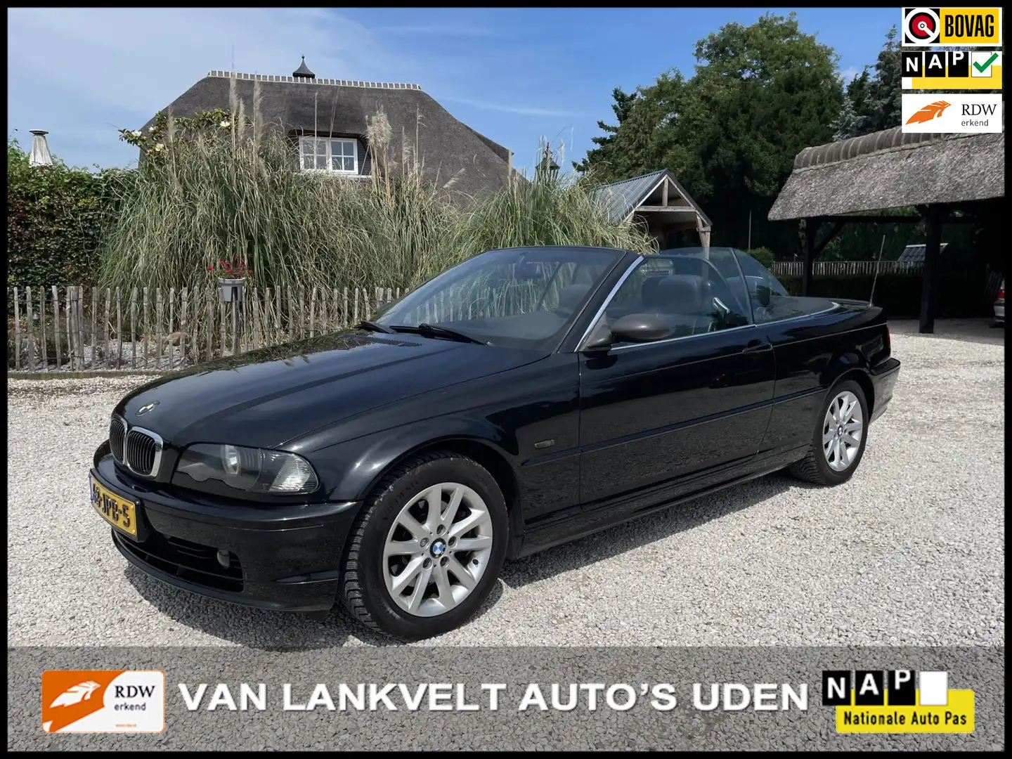 BMW 320 3-serie Cabrio 320Ci Cabrio Automaat, stoelverwarm Zwart - 1