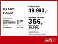 Lexus RX 450h F-Sport Pano*AHK*HUD*Navi*4xSHZ*KAM Grau - thumbnail 5