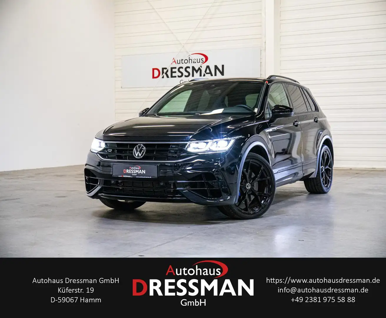 Volkswagen Tiguan R 4Motion PANO HARMAN MATRIX ACC KAMERA Zwart - 1