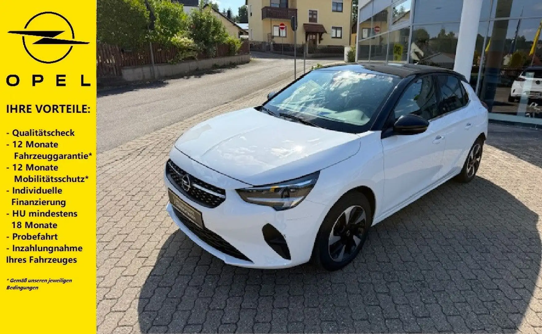 Opel Corsa -e Elektro "Elegance" 136 PS Navi Kamera Weiß - 1