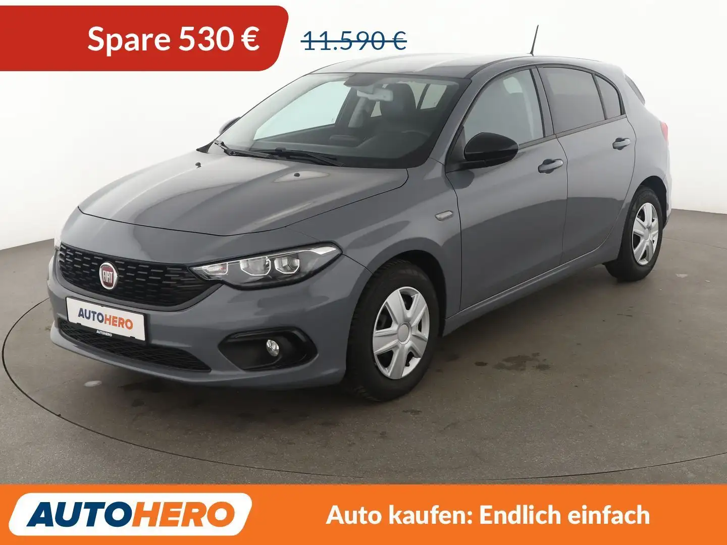 Fiat Tipo 1.4 Turbo S-Design *NAVI*CAM*SHZ*TEMPO*KLIMA* Grau - 1