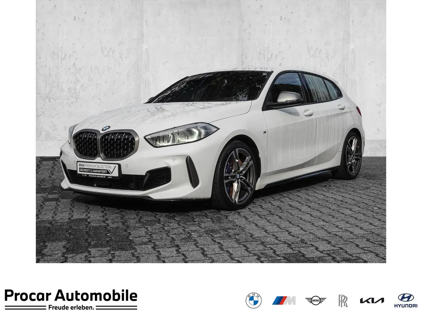 BMW 135 M135i xDrive M Sport Aut. PDC LED DAB HiFi Weiß - 1