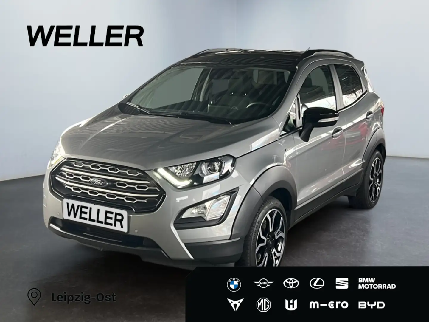 Ford EcoSport 1.0 EcoB ACTIVE *B&O*Navi*CarPlay*SHZ* Silber - 1