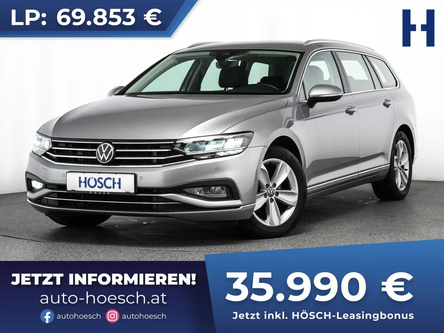 Volkswagen Passat Variant 2.0 TDI 4M Elegance EXTRAS SCHNÄPPCHEN Silber - 1