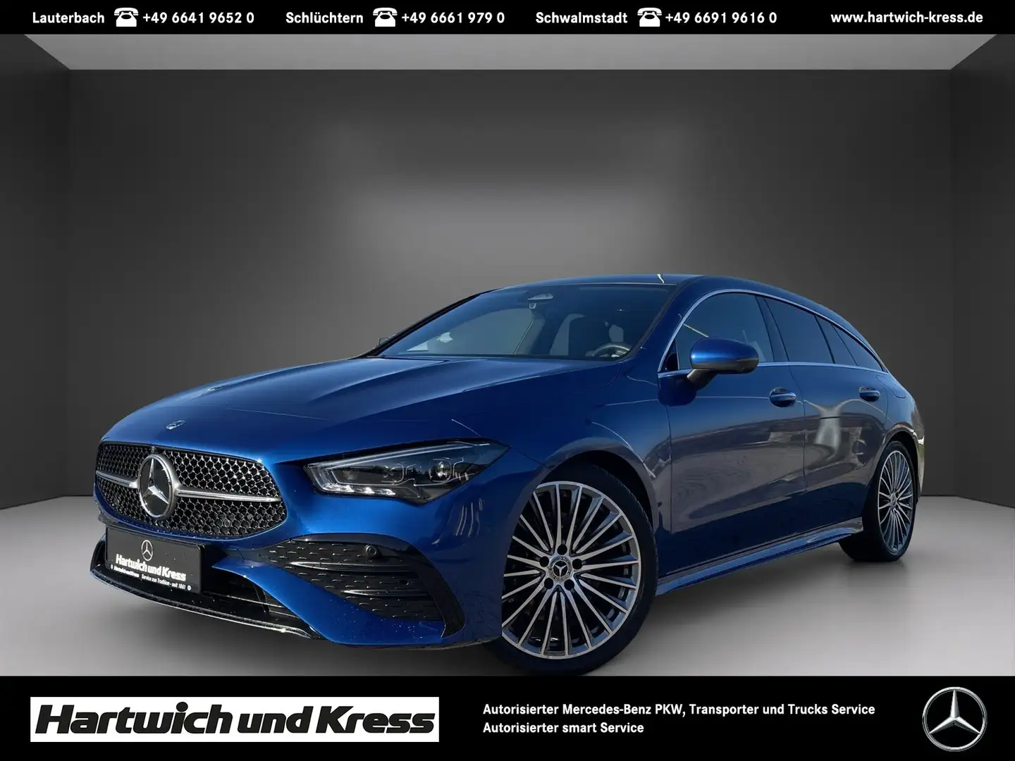 Mercedes-Benz CLA 200 CLA 200 d Shooting Brake AMG Line+Pano+AHK+Sound+3 Modrá - 1