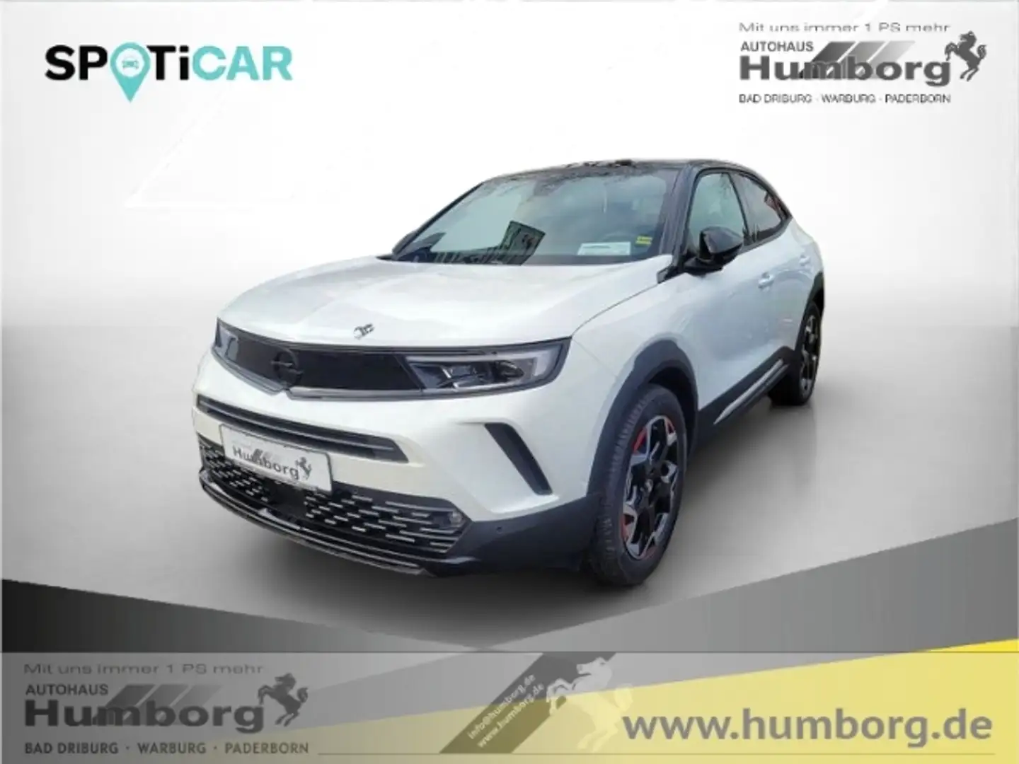 Opel Mokka-E GS Line Navi 50kWh 100%SoH LED Kurvenlicht Apple C Weiß - 1