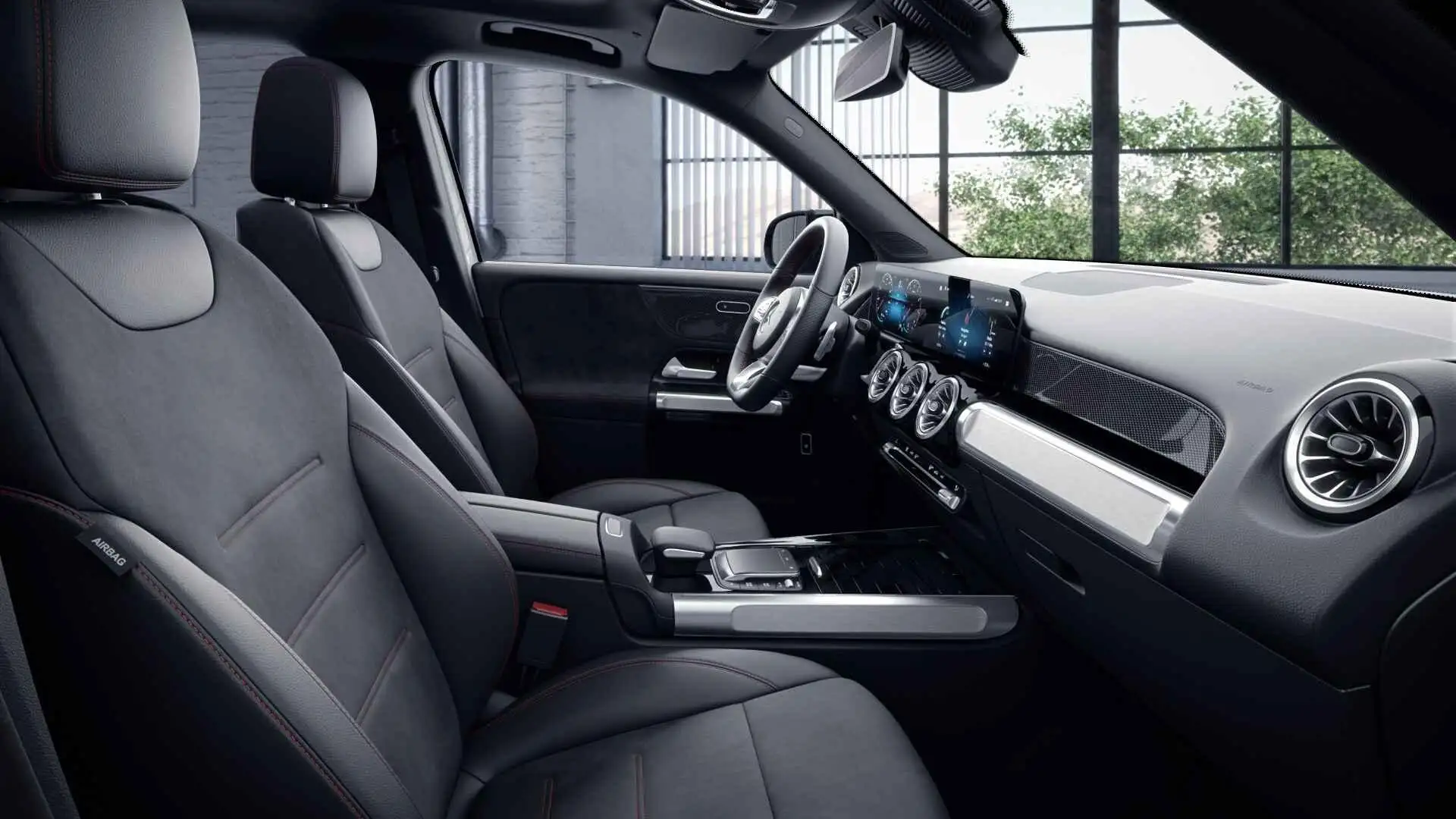 Mercedes-Benz GLB 180 AMG Line | Panoramisch Dak |Trekhaak | Nightpack Blanc - 2