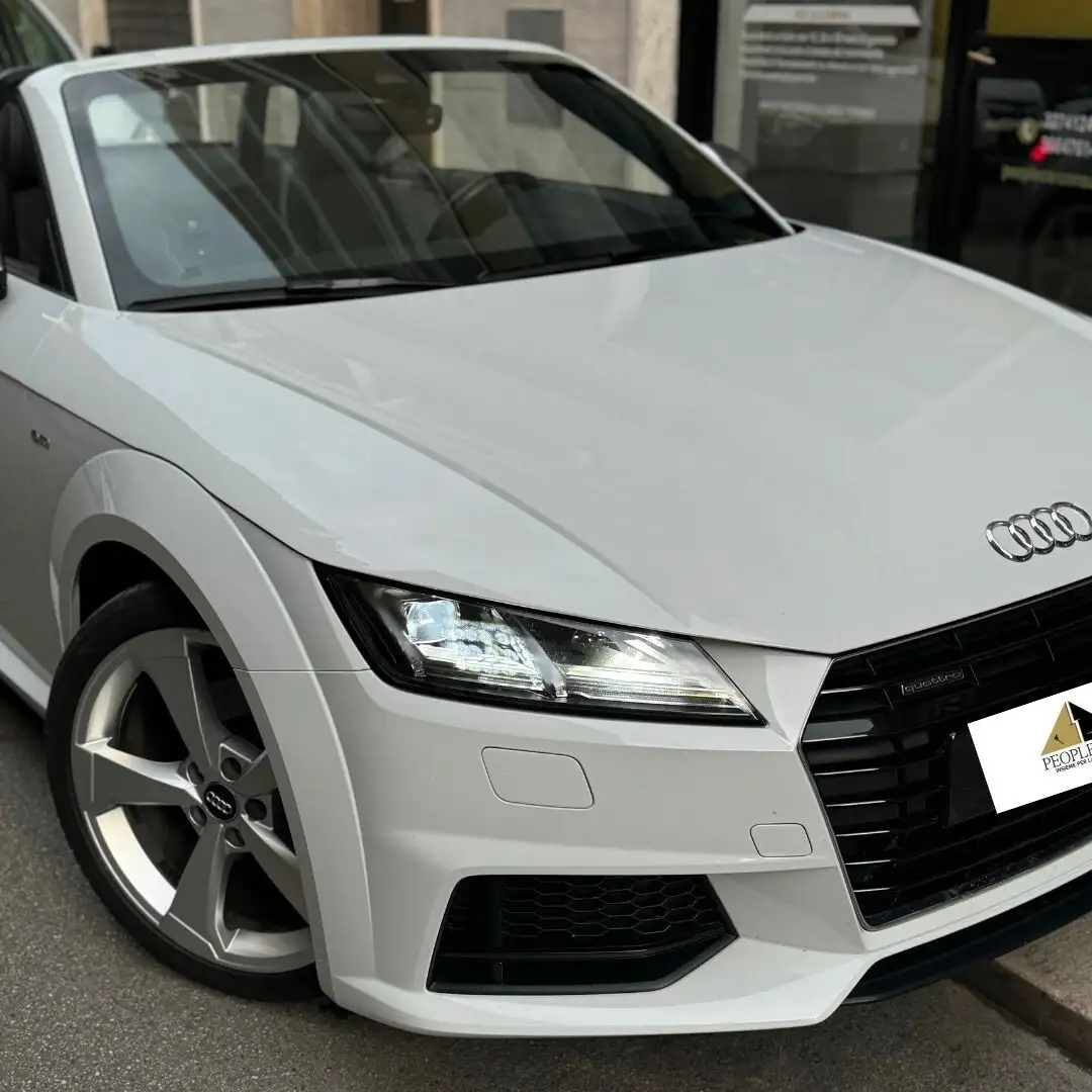 Audi TT Roadster 2.0 TFSI quattro S tronic S line Blanc - 2